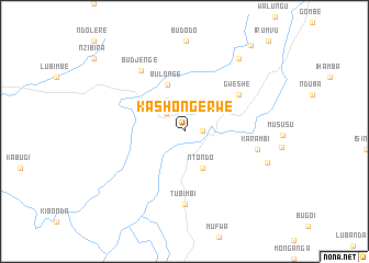 map of Kashongerwe