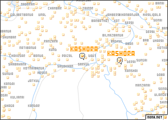 map of Kāshora