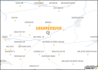 map of Kashperovka