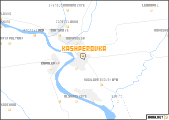 map of Kashperovka