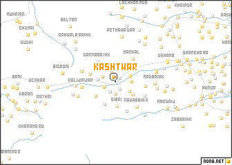 map of Kashtwār
