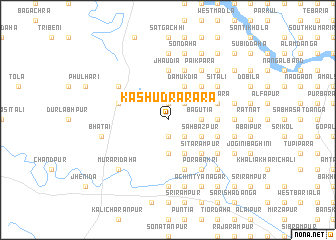 map of Kashudra Rara