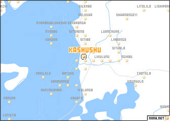 map of Kashushu