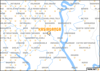 map of Kāsiādānga