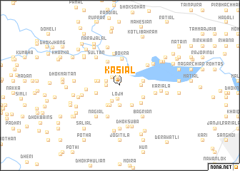 map of Kasiāl