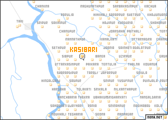 map of Kāsibāri