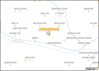 map of Kasimovka