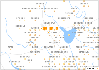 map of Kāsimpur