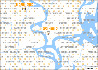 map of Kāsimpur