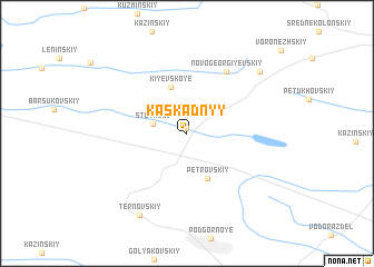 map of Kaskadnyy