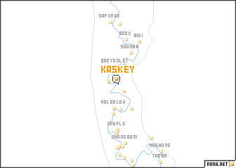 map of Kaskey