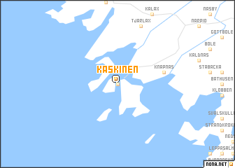 map of Kaskinen