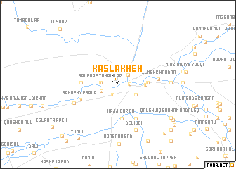 map of Kaslakheh