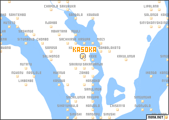 map of Kasoka
