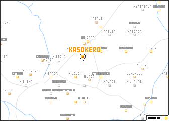 map of Kasokero