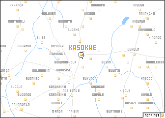 map of Kasokwe