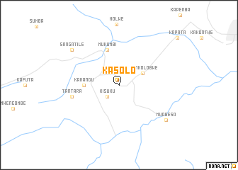 map of Kasolo