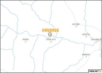 map of Kasonde