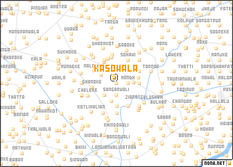 map of Kasowāla