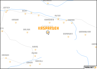 map of Kas Pardeh