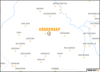 map of Kaşr-e Āşef