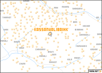 map of Kassānwāli Baihk