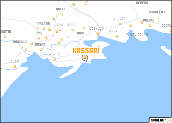 map of Kassari