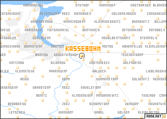 map of Kassebohm