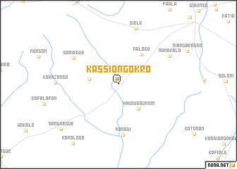 map of Kassiongokro