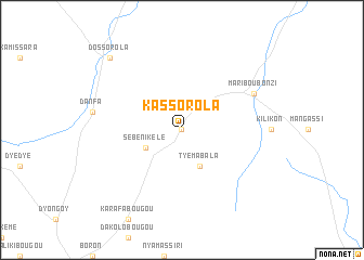 map of Kassorola