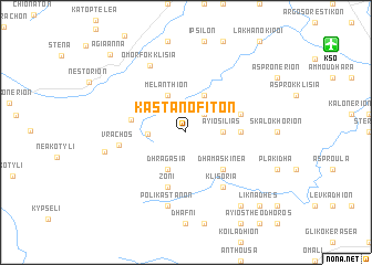 map of Kastanófiton