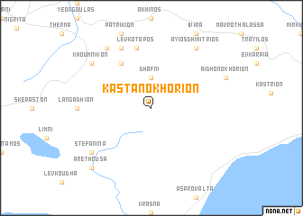 map of Kastanokhórion