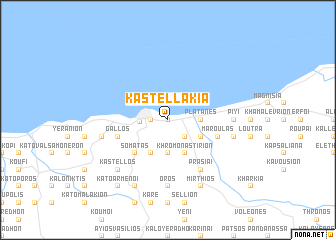 map of Kastellákia