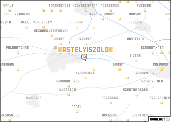 map of Kastélyi Szőlők