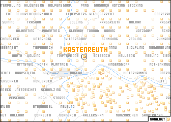 map of Kastenreuth