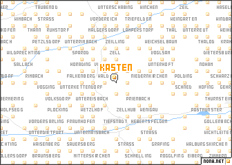 map of Kasten