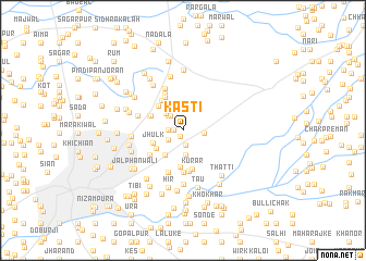 map of Kasti