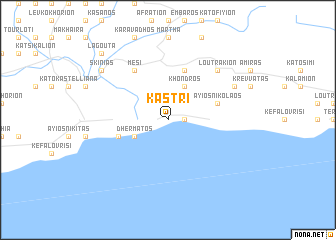 map of Kastrí