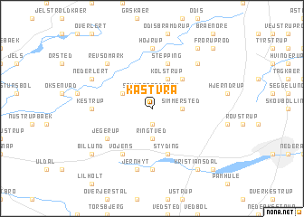 map of Kastvrå