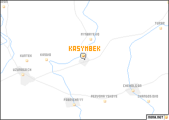 map of Kasymbek
