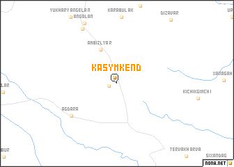 map of Kasymkend