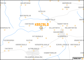 map of Kaszáló