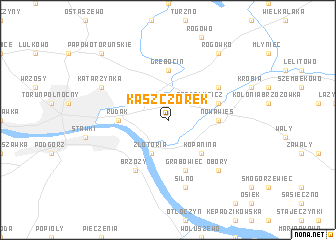 map of Kaszczorek