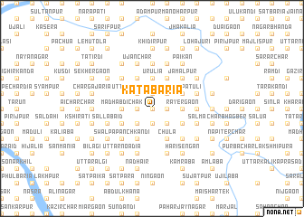 map of Kātābāria