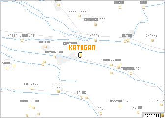 map of Katagan