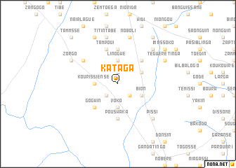 map of Kataga