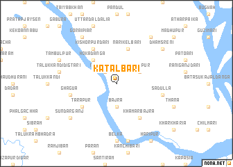 map of Kātālbari