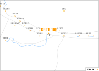 map of Katanda