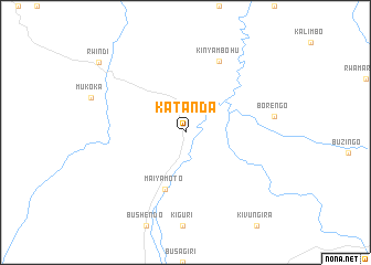 map of Katanda