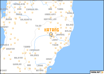 map of Katang
